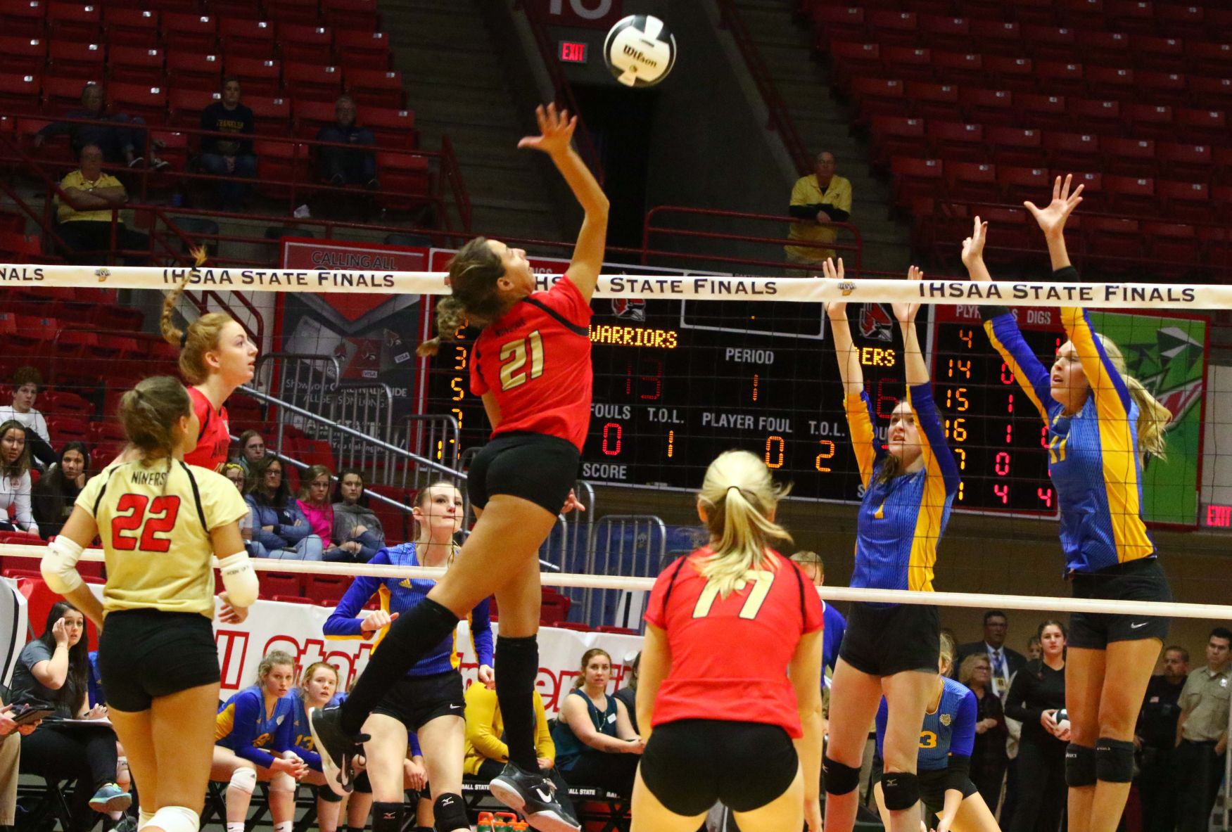 Gallery: Volleyball Class 2A State Finals - Andrean vs. Christian Academy of Indiana